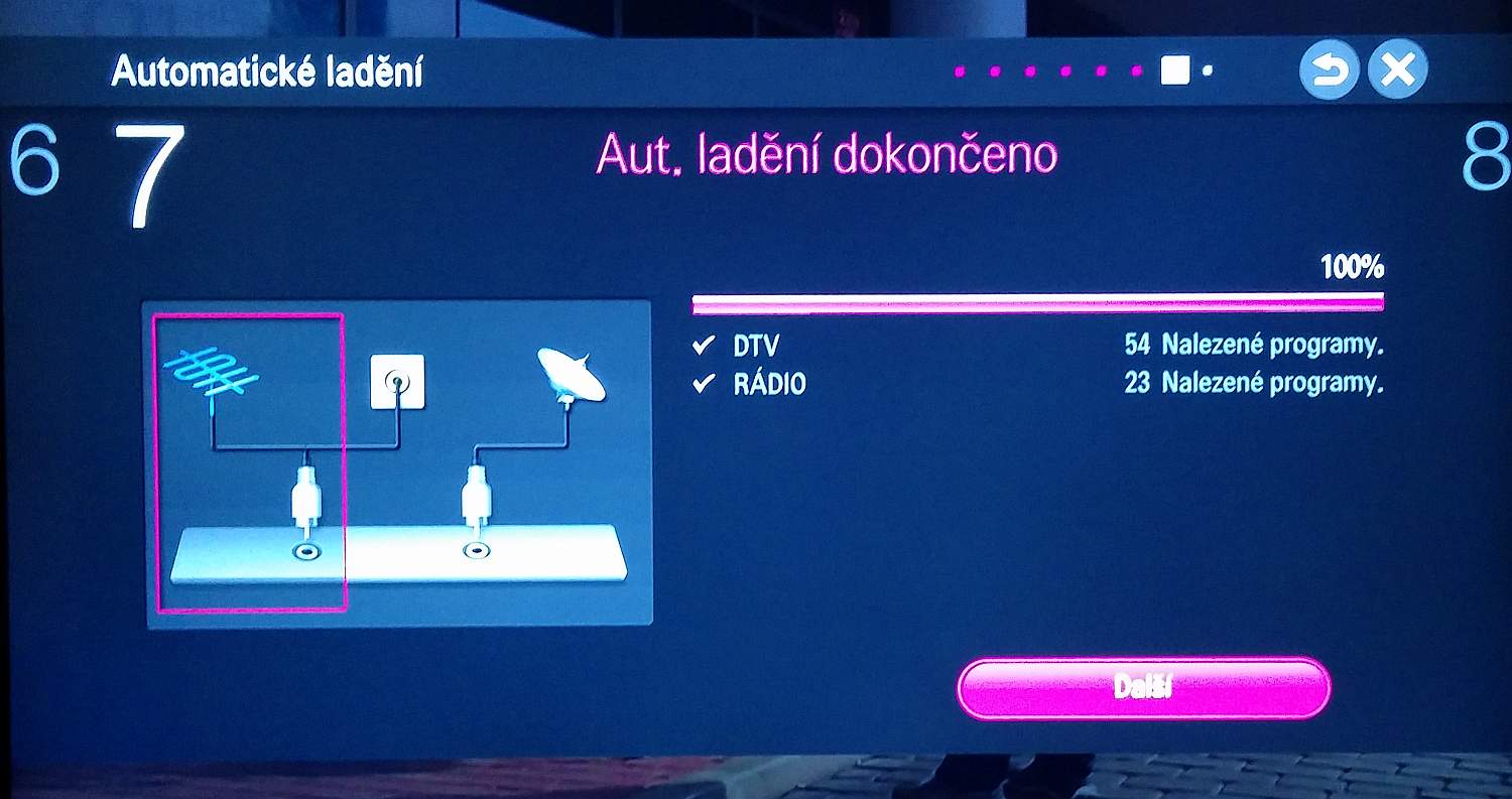 LG 55UB820V - galerie Instalace