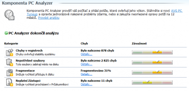 <p>PC Analyzer pro zjištění stavu vašeho počítače</p>
