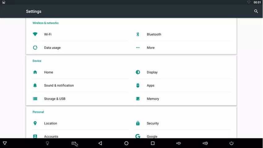 Uživatelské prostředí – Zen Box M3