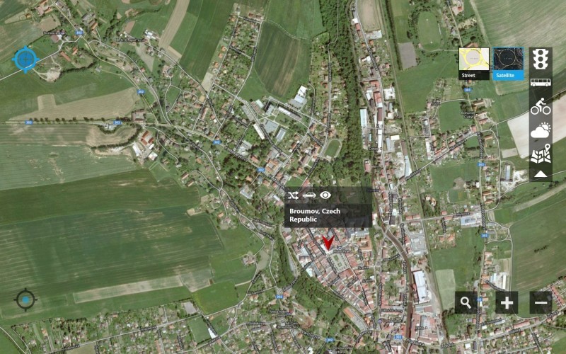 gMaps: Google Mapy pro Windows 8