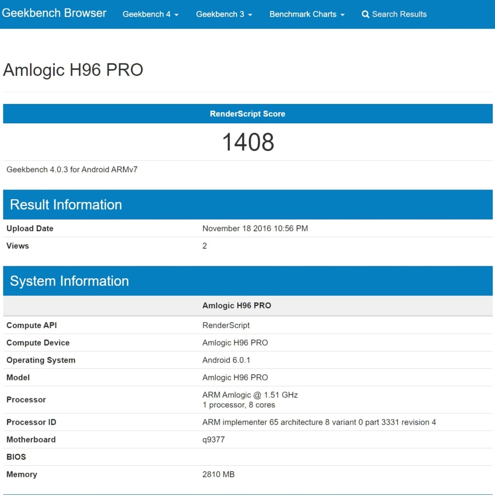 Benchmarky – verze Q 9377 (3 / 32)