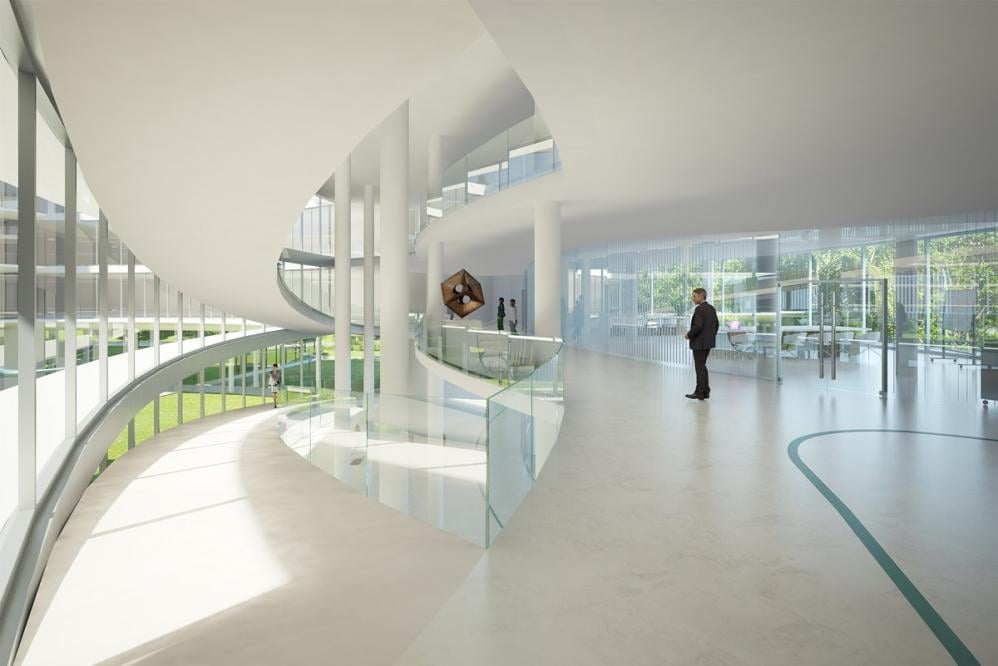 Chystané sídlo ESETu v Bratislavě