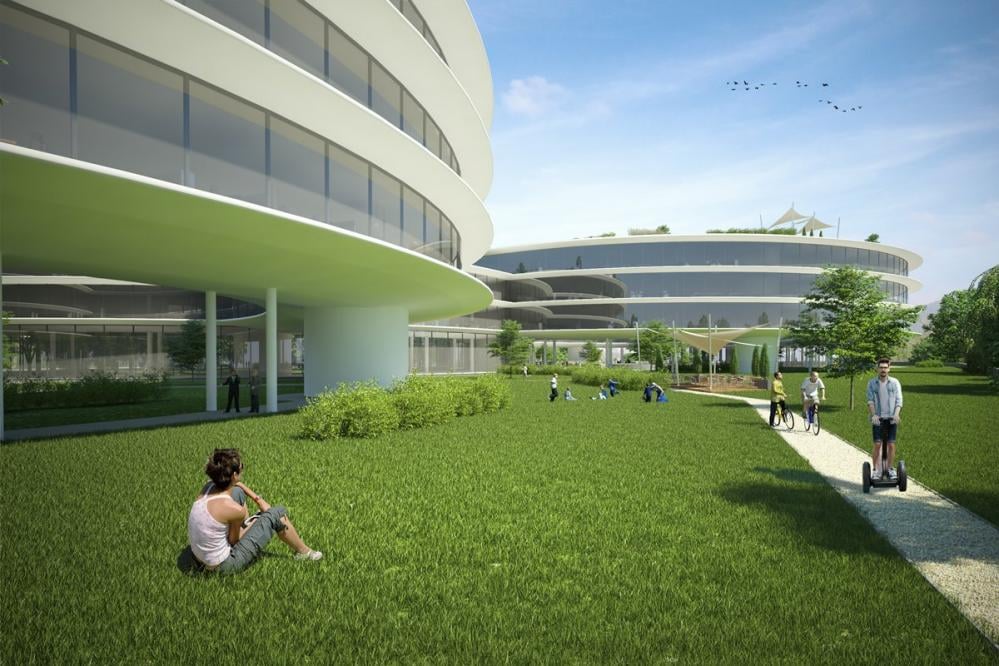 Chystané sídlo ESETu v Bratislavě