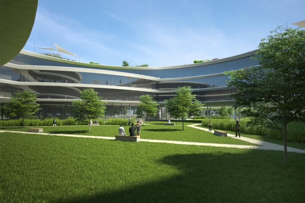 Chystané sídlo ESETu v Bratislavě