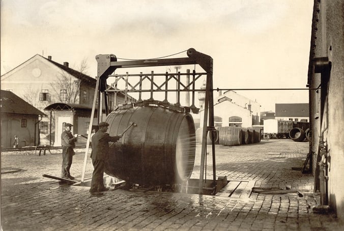 Historické fotografie Prazdroje