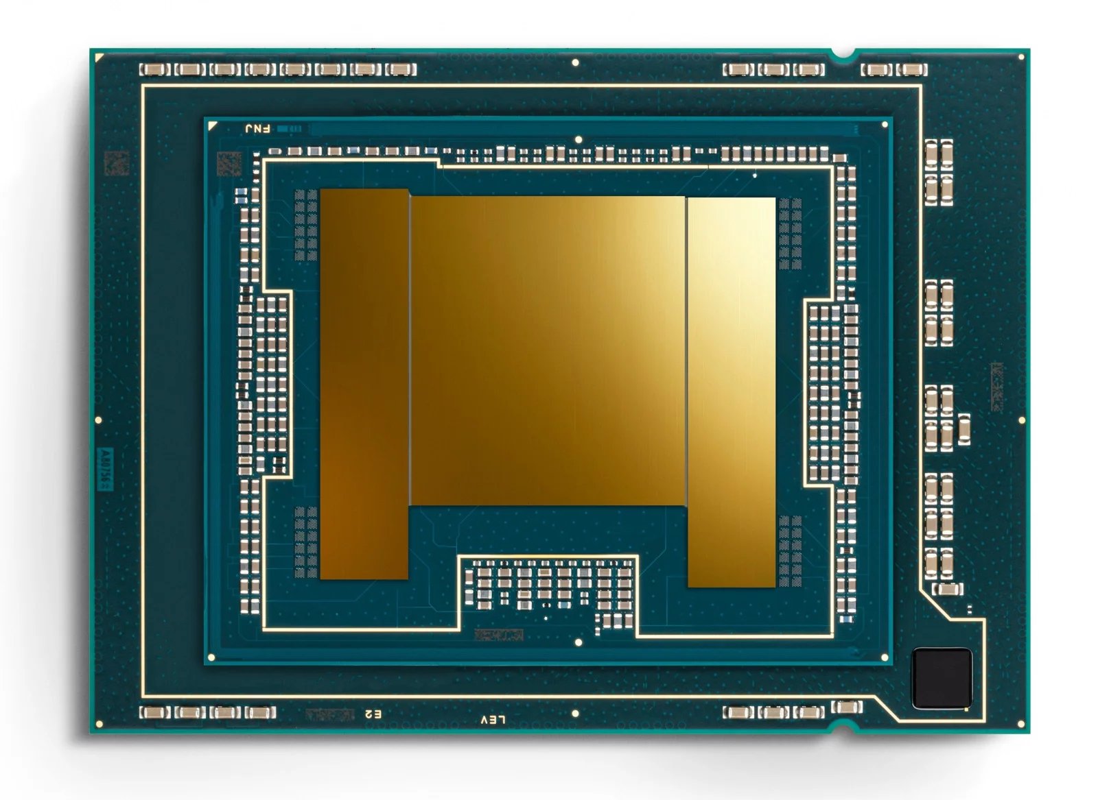 Intel Xeon 6700E bez rozvaděče tepla