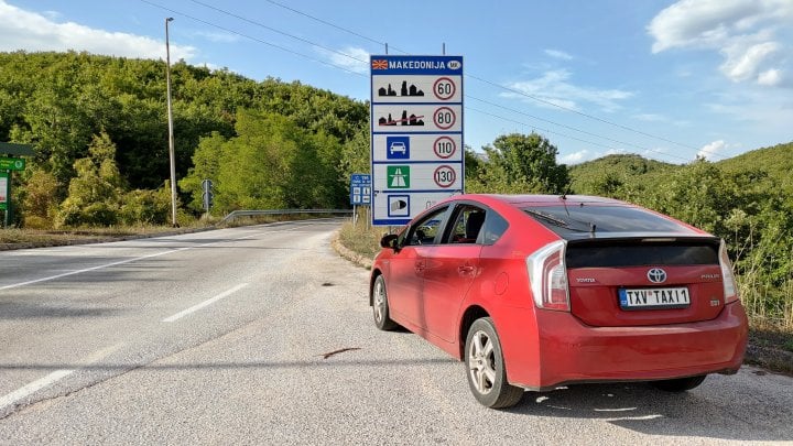 Autor: Dalibor Z. Chvátal Hraniční přechod Goricë (AL) – Stenje (MK). (14. 09. 2025)