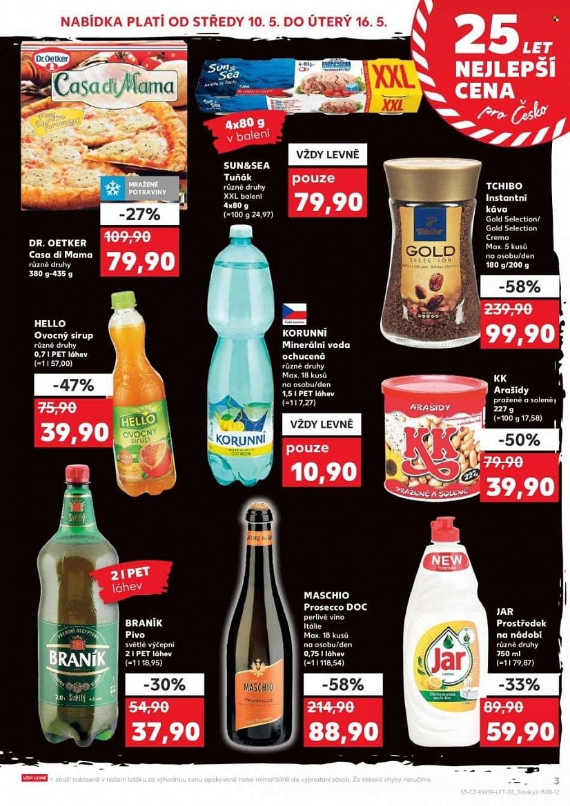 Akční nabídky on-line prodejců potravin a supermarketů