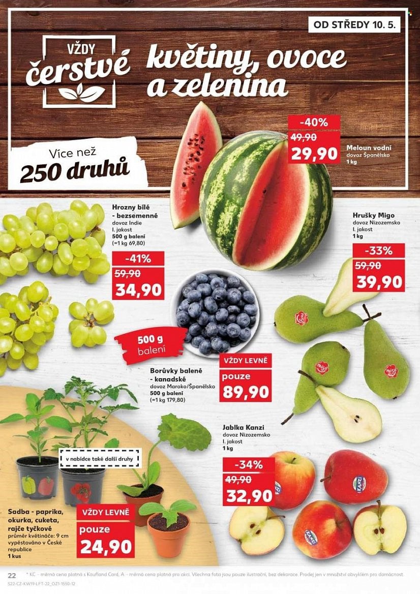 Akční nabídky on-line prodejců potravin a supermarketů