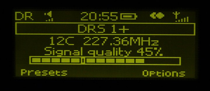 DRS1+ (Švýcarsko)
multiplex 12C: Deutschschweiz 1
vysílač: Säntis
výkon: 16 kW
vzdálenost od vysílače: 410 km