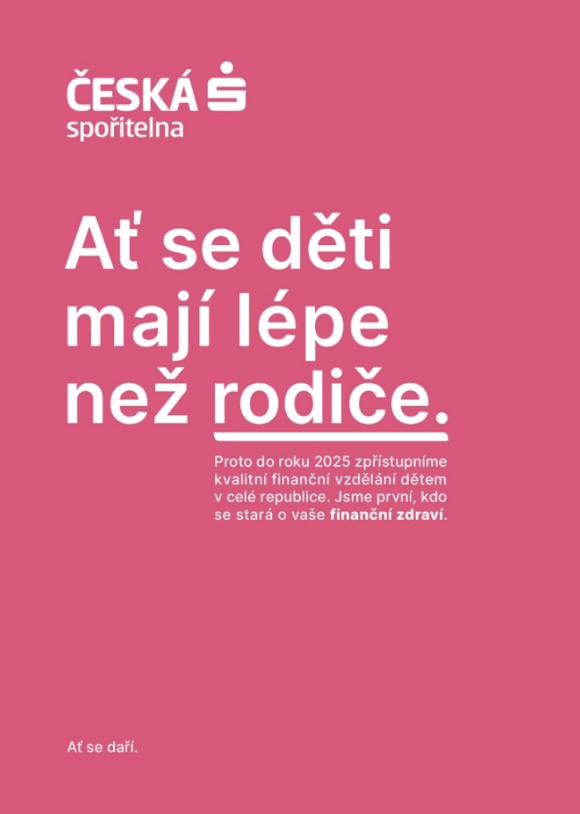 Kampaň České spořitelny, leden 2023