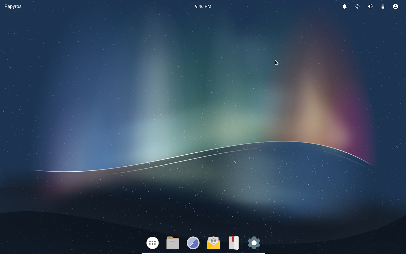 Papyros: ukázka designu