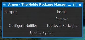 Arch: správci balíčků cower/pacaur/argon/burgaur