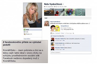 Ukázka podvodného profilu
