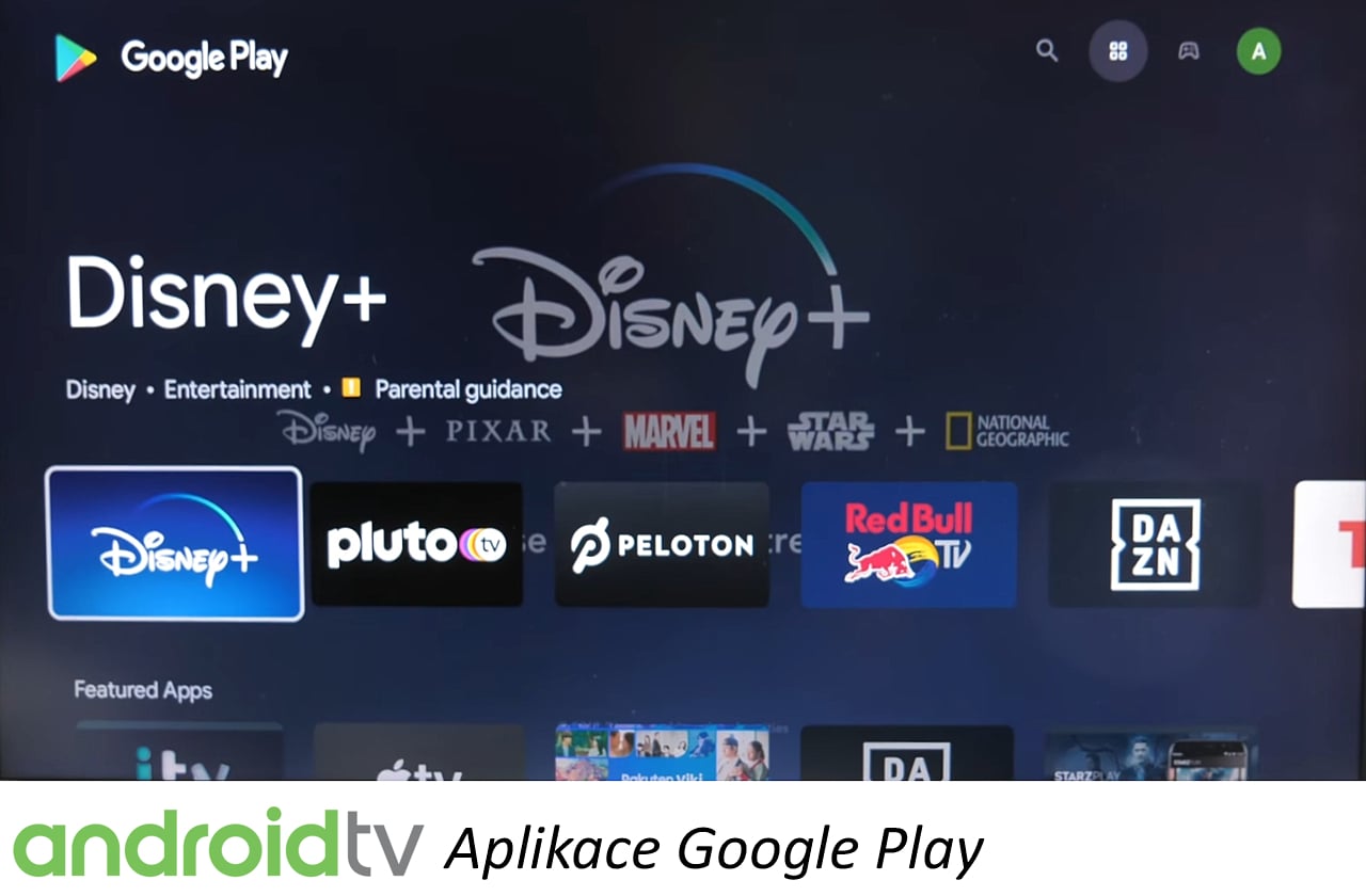 Mecool KA1 – uživatelské prostředí