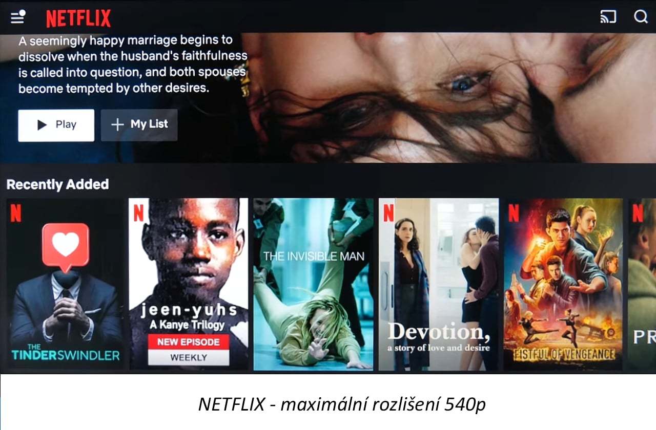 Mecool KA1 – uživatelské prostředí