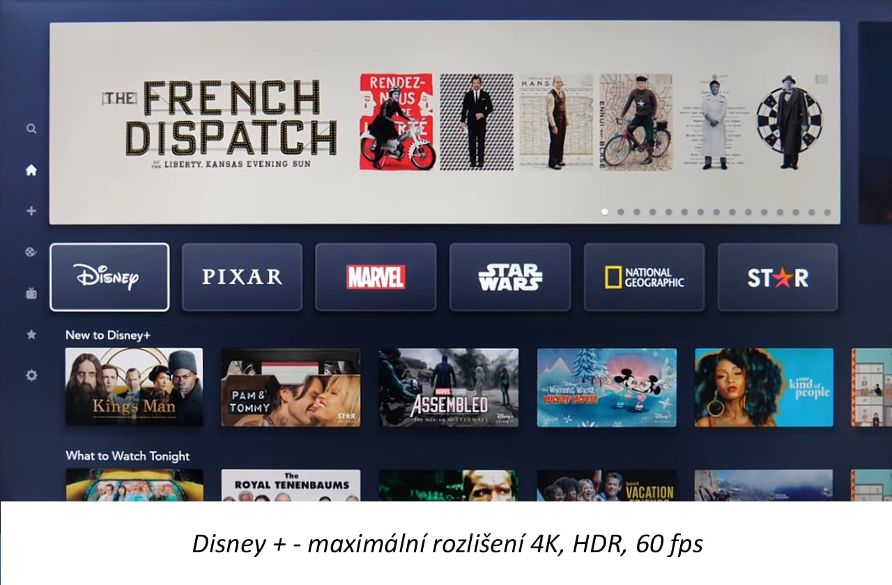 Mecool KA1 – uživatelské prostředí