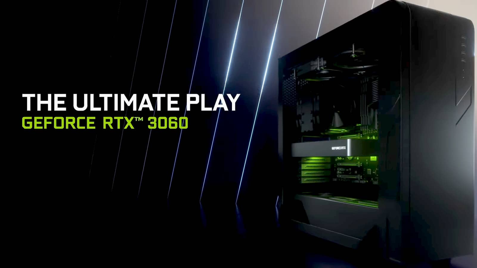 Propagační ilustrace Nvidie z doby vydání GeForce RTX 3060