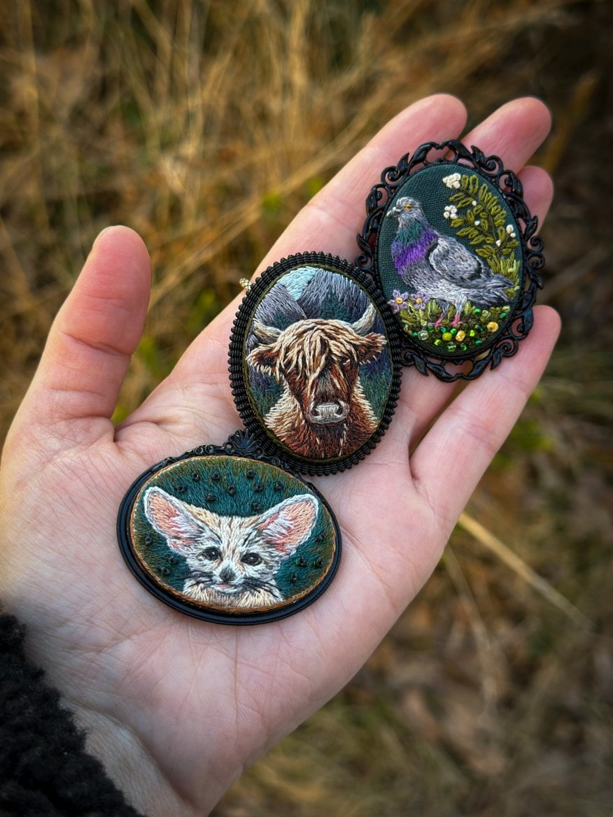 Šperky se zvířaty na zakázku od Krinolína Art