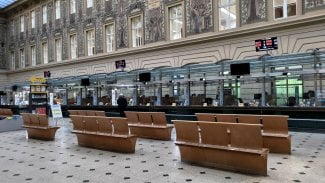 Pobočka České pošty, Pošta Praha 1, Jindřišská 909/14, Praha. (09. 11. 2025)