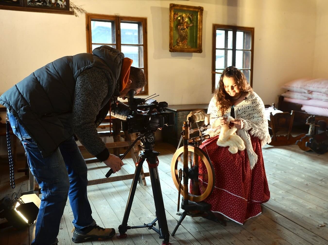 Viera Kranz z Jadoli natáčela pro slovenskou televizi