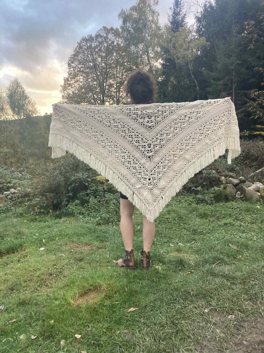 Háčkovaný vlniak od Jadoli