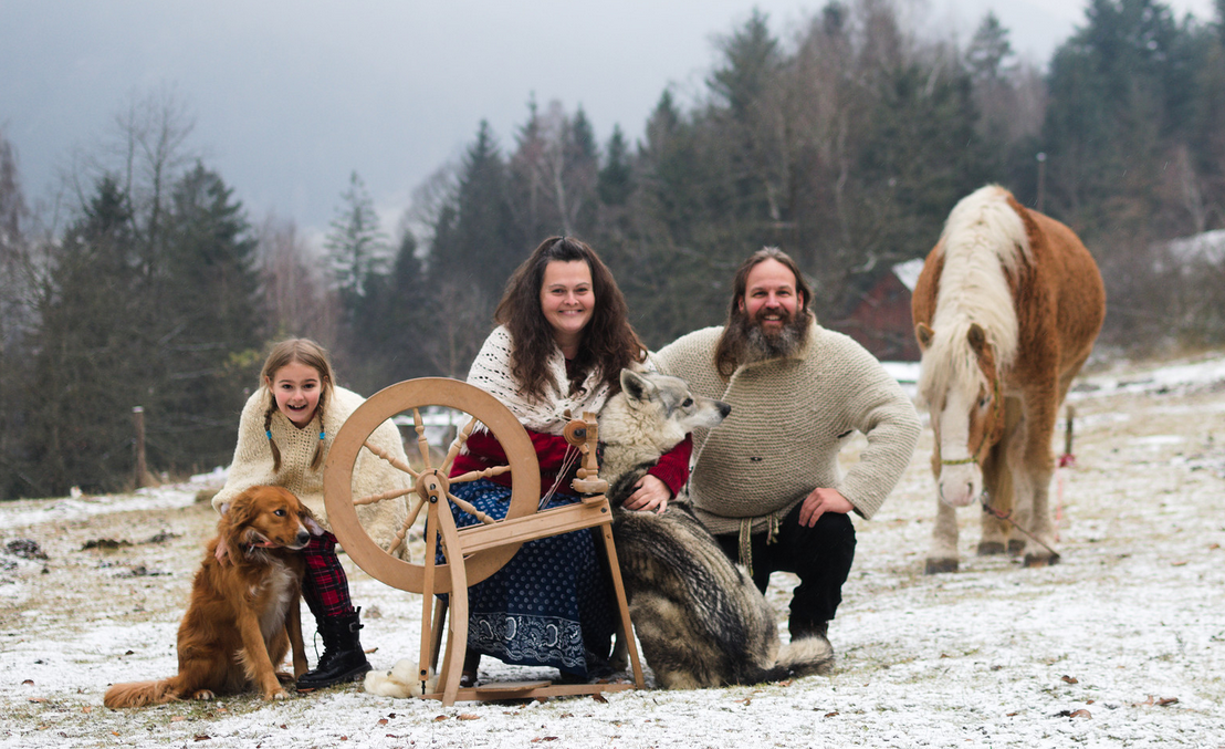 Viera Kranz z Jadoli s rodinou