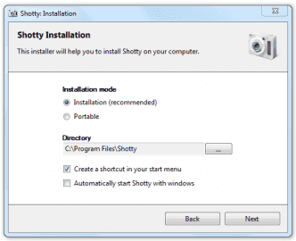 Při instalaci je možné vybrat portable mód