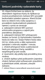 Platební karty MONETA Money Bank v aplikaci Android Pay. (14. 11. 2017)