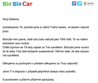 Suspendace účtu.