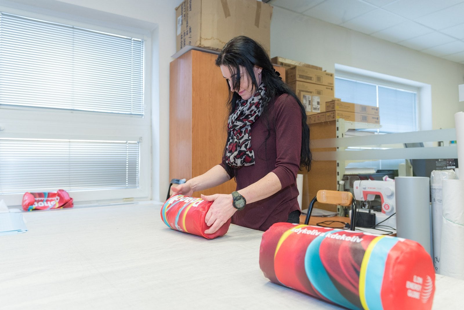 Kompletování objednávky v tiskárně Ezop