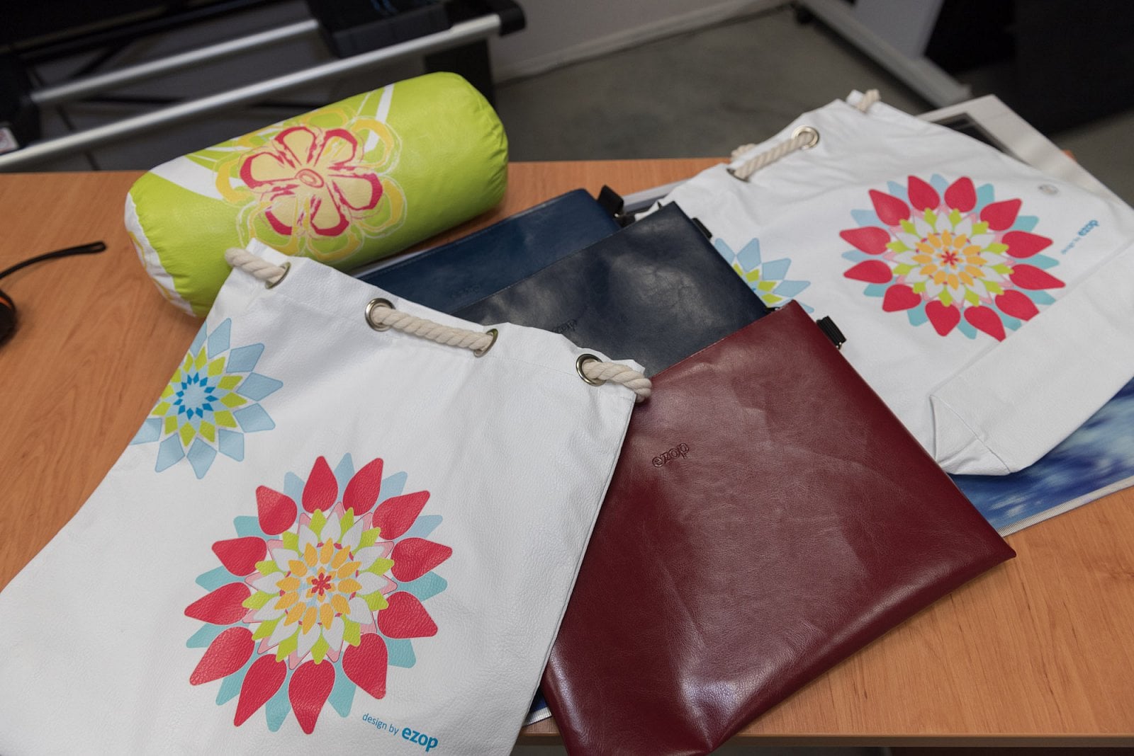 Ukázka potištěných reklamních předmětů