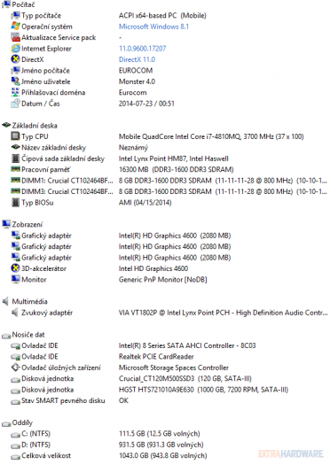 Eurocom Monster 4.0