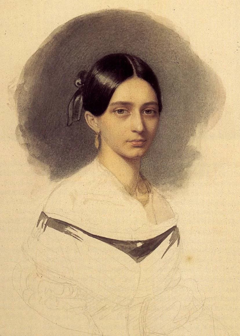 Clara Wieck, 1840, krátce před svatbou