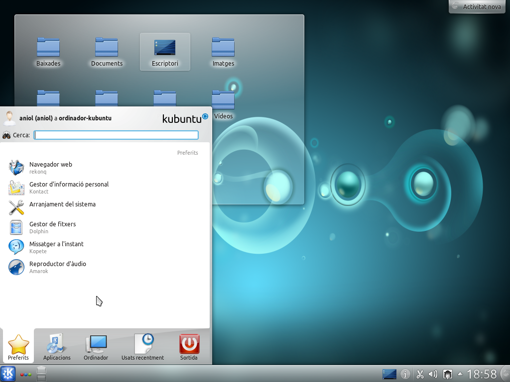 Kubuntu 11.10 (Oneiric Ocelot)