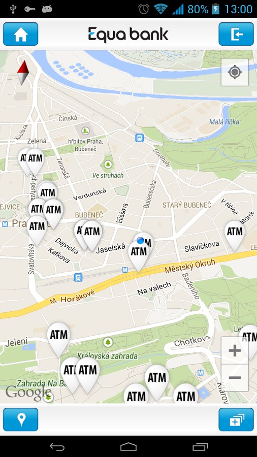 Mobilní bankovnictví Equa Bank