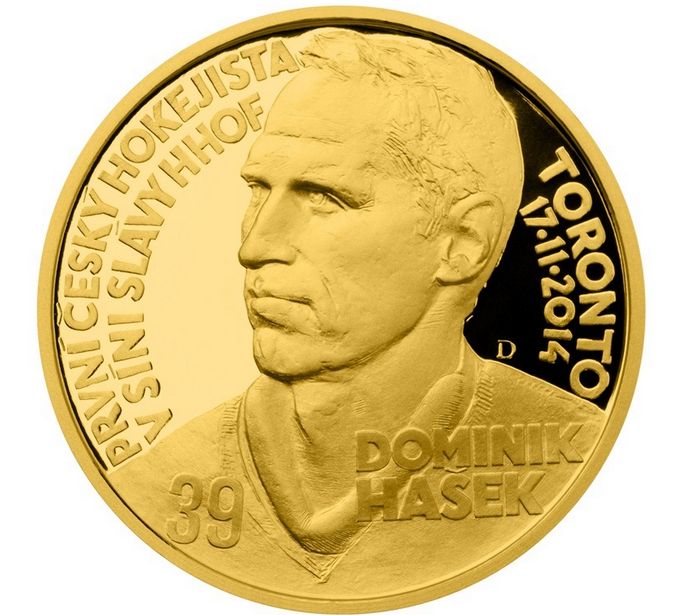 Prima draží pamětní minci Dominika Haška