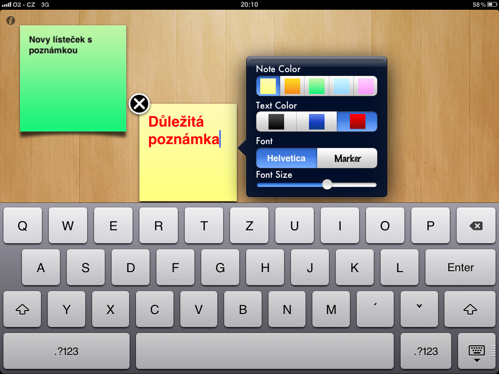 Aplikace Sticky Notes je elektronickou verzí klasických přilepovacích lístečků