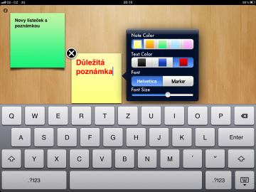 Aplikace Sticky Notes je elektronickou verzí klasických přilepovacích lístečků