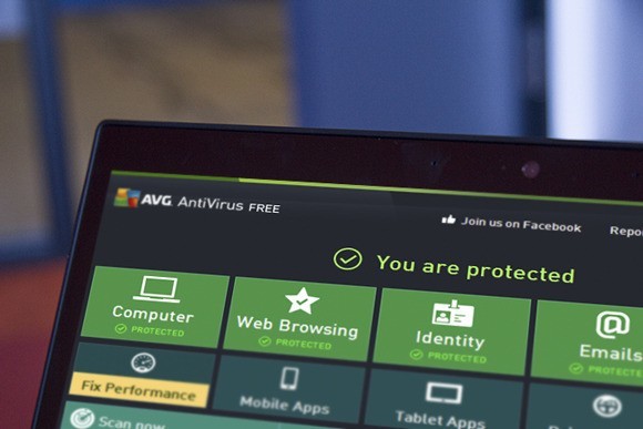 Antivirový program AVG ANTIVIRUS FREE