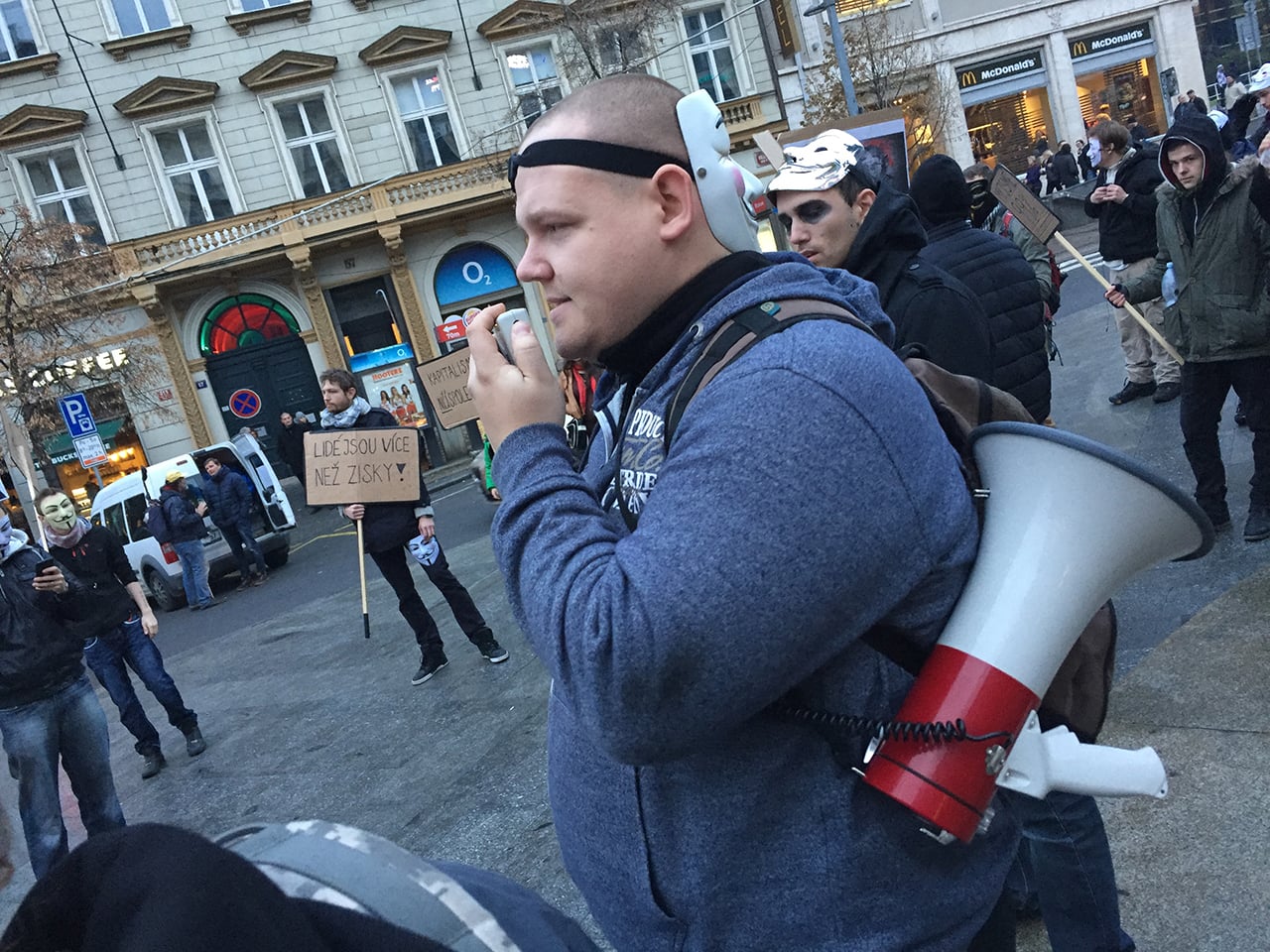 Million Mask March 2016, Praha