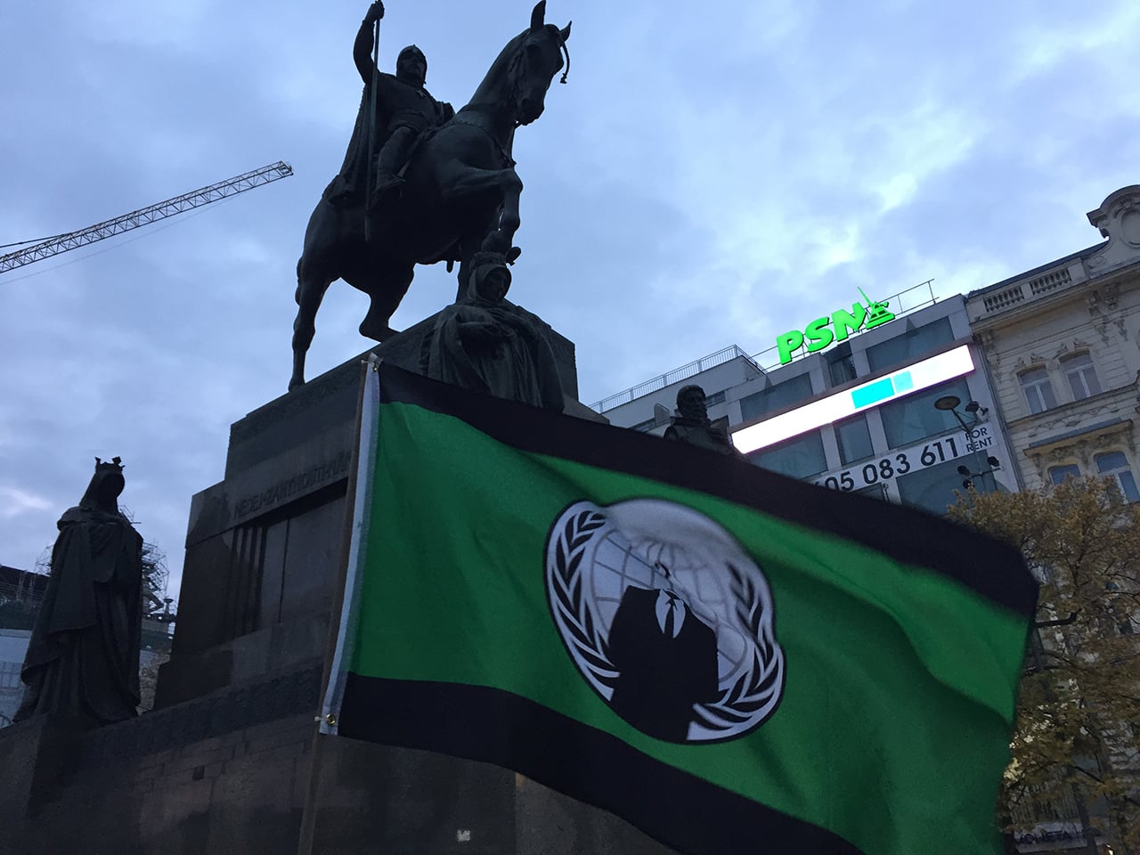Million Mask March 2016, Praha
