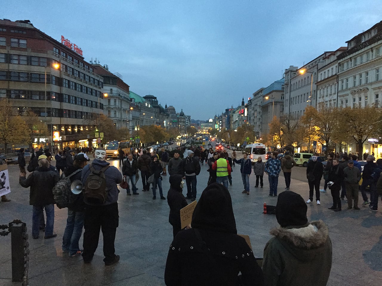 Million Mask March 2016, Praha
