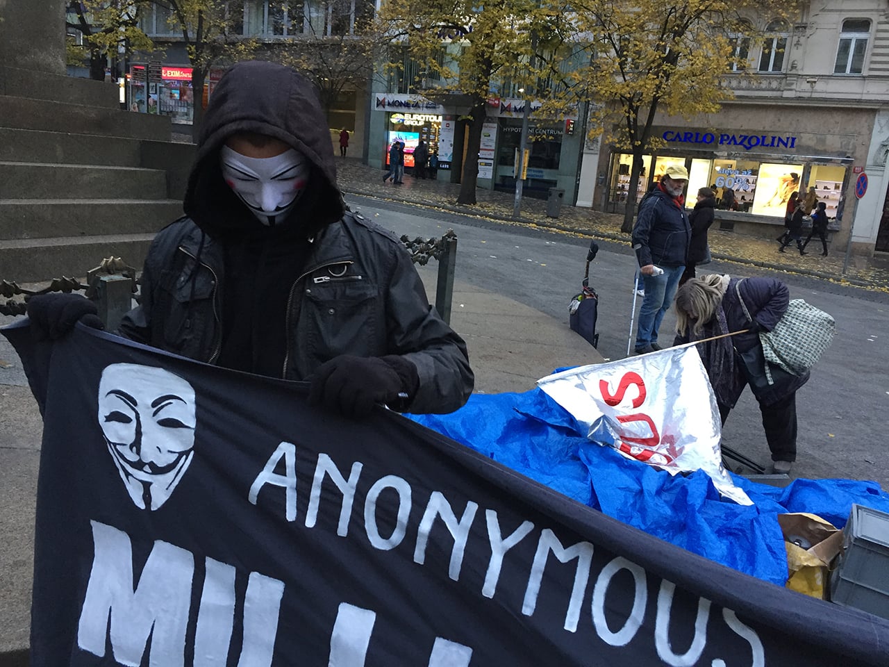 Million Mask March 2016, Praha