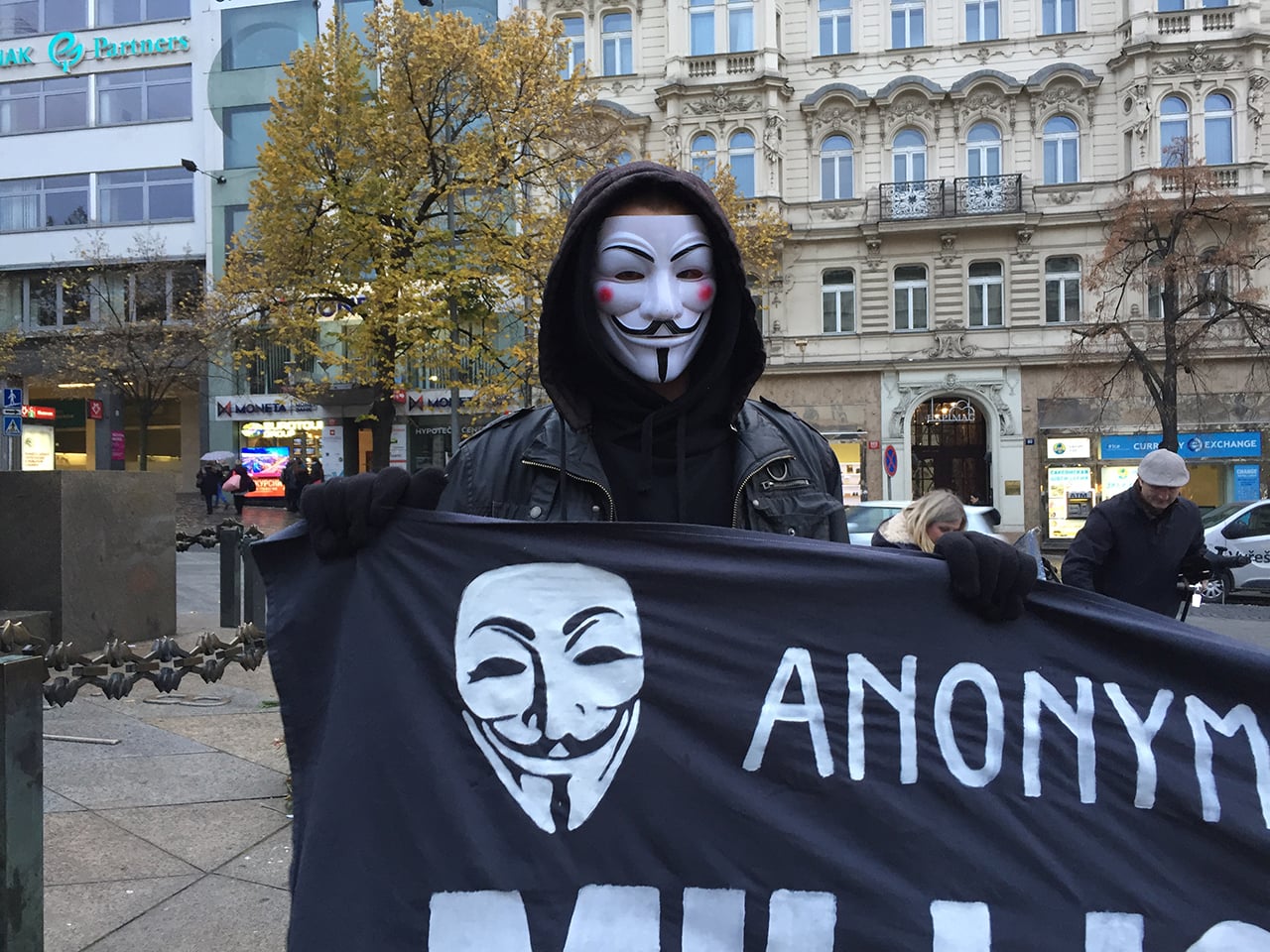 Million Mask March 2016, Praha