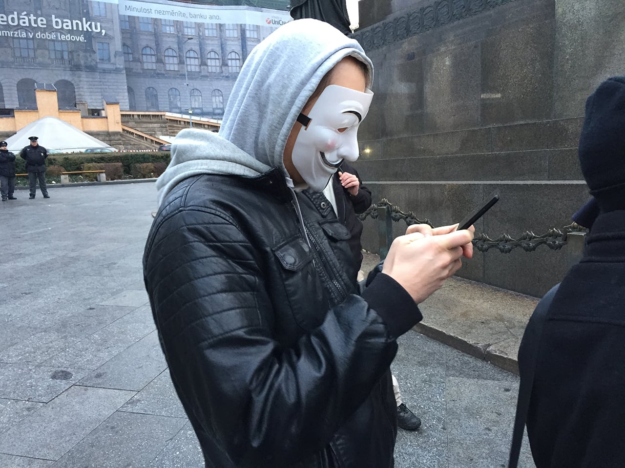 Million Mask March 2016, Praha