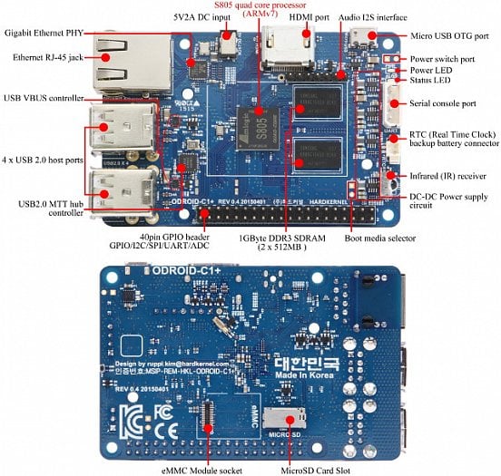 Hardkernel Odroid-C1+