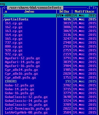 Manjaro: aktualizace, lokalizace konzole, nastavení shellu