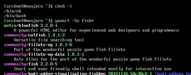 Manjaro: aktualizace, lokalizace konzole, nastavení shellu