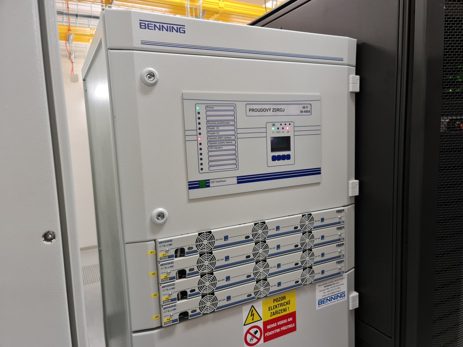 Státní datové centrum v Zelenči u Prahy